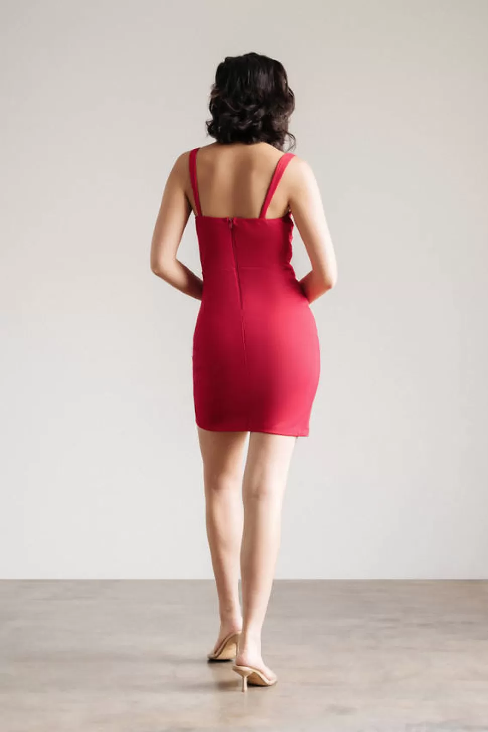 Bodycon Dresses*Tobi Alexandria Surplice Bodycon Mini Dress Red | Black | Ivory