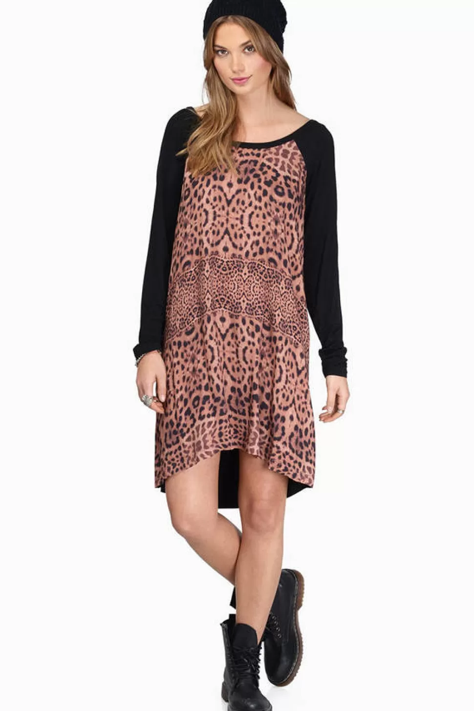 Casual Dresses*Tobi Amur Leopard Raglan Dress Multi