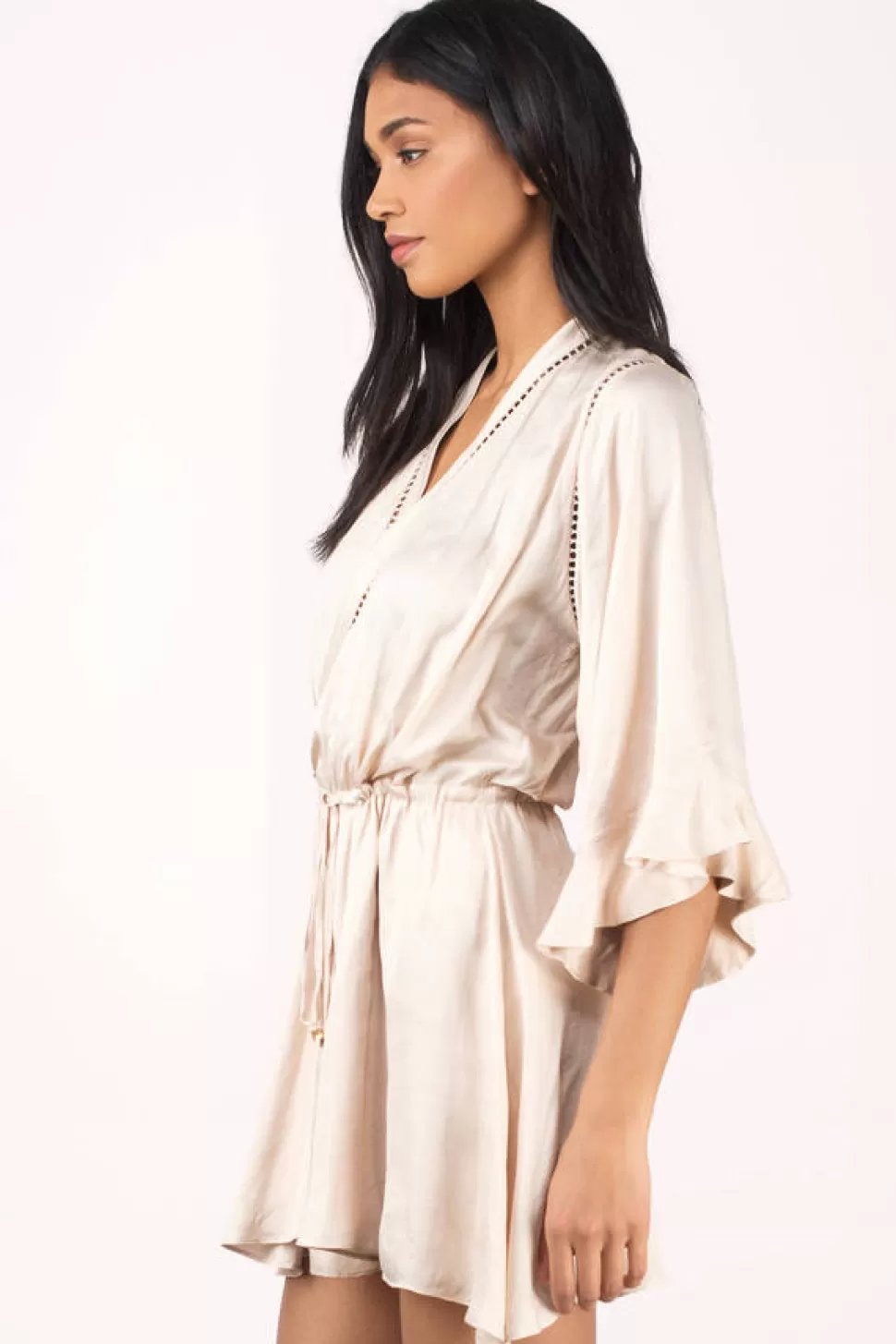 Rompers & Jumpsuits*Tobi Arielle Wrap Playsuit Biscuit