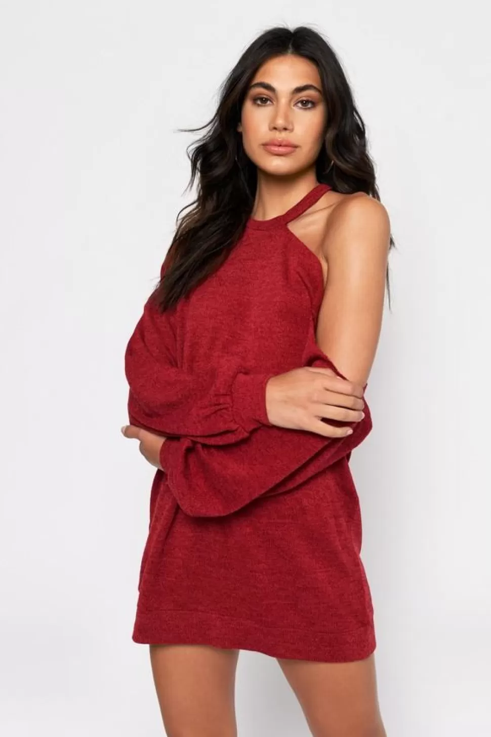 Shift Dresses*Tobi Carmen Cut Out Shift Dress Red