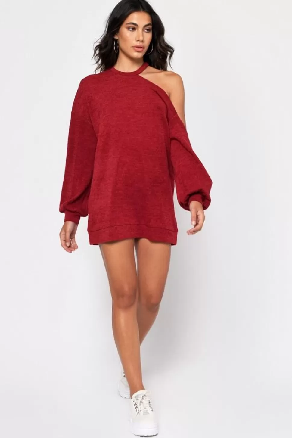 Shift Dresses*Tobi Carmen Cut Out Shift Dress Red