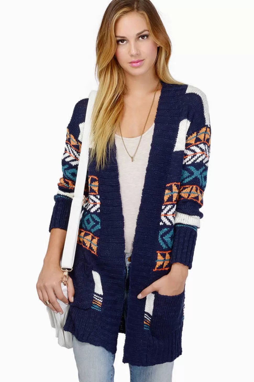 Sweaters & Cardigans*Tobi D'Lila Wrap Cardigan Navy