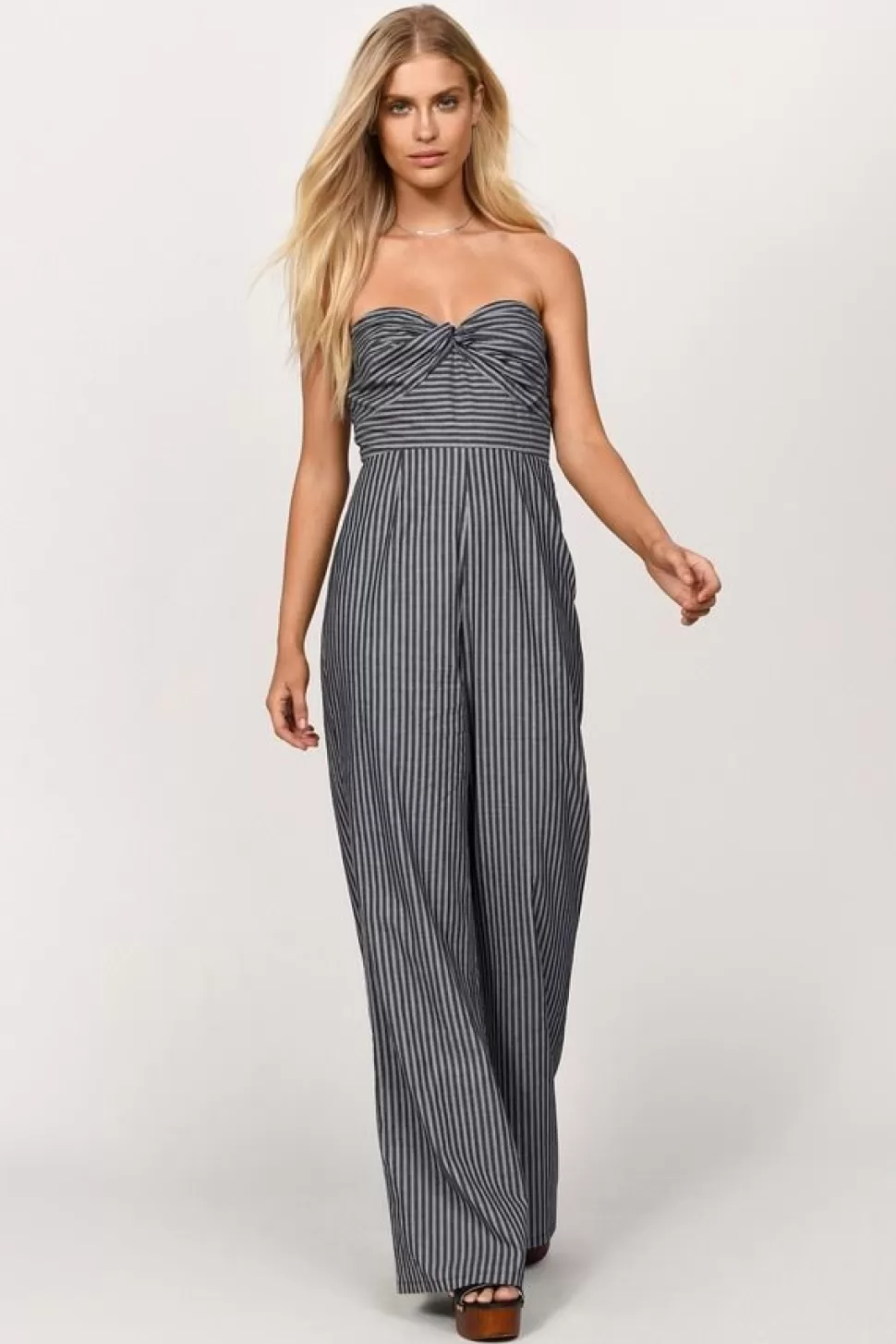 Rompers & Jumpsuits*Tobi Don'T Play Strapless Jumpsuit Black