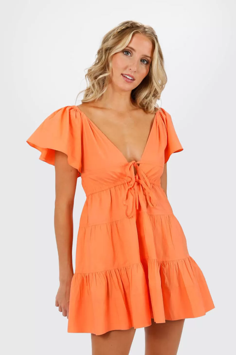 Casual Dresses*Tobi Eleanora Serene Mini Dress Orange