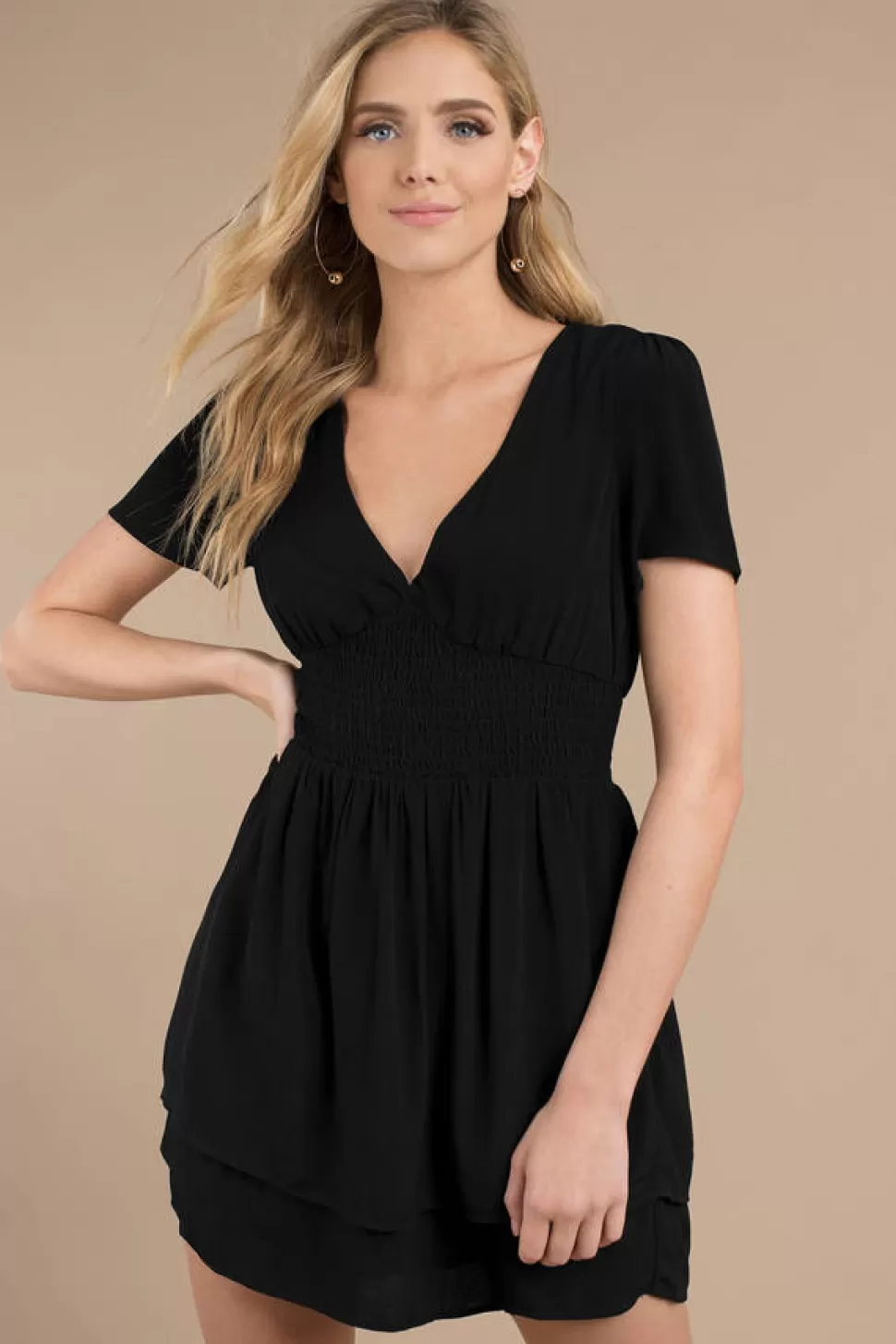 Skater Dresses*Tobi Float My Way Skater Dress Black