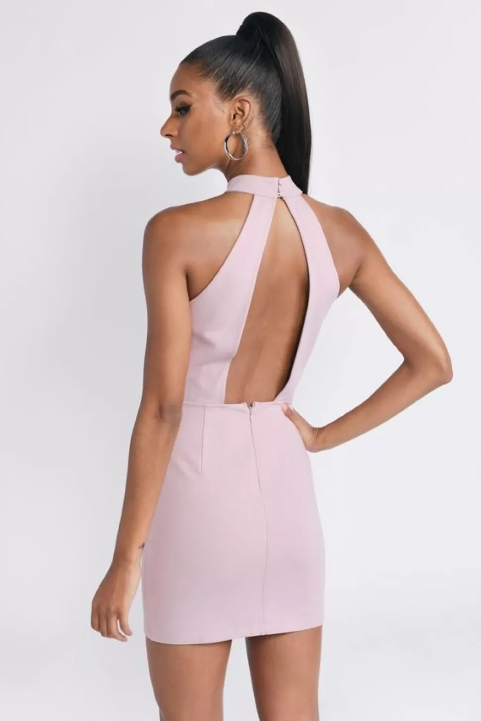 Bodycon Dresses*Tobi Forever Lace Up Bodycon Dress Mauve