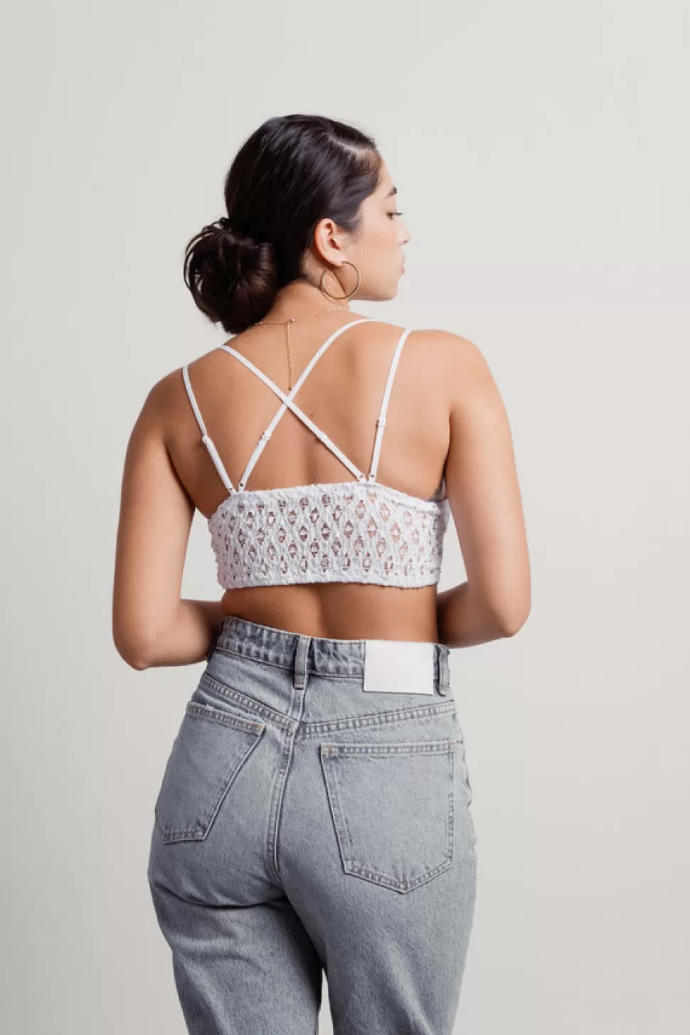 Lingerie*Tobi Free Spirit Lace Bralette White | Blue Stone | Sage | Black