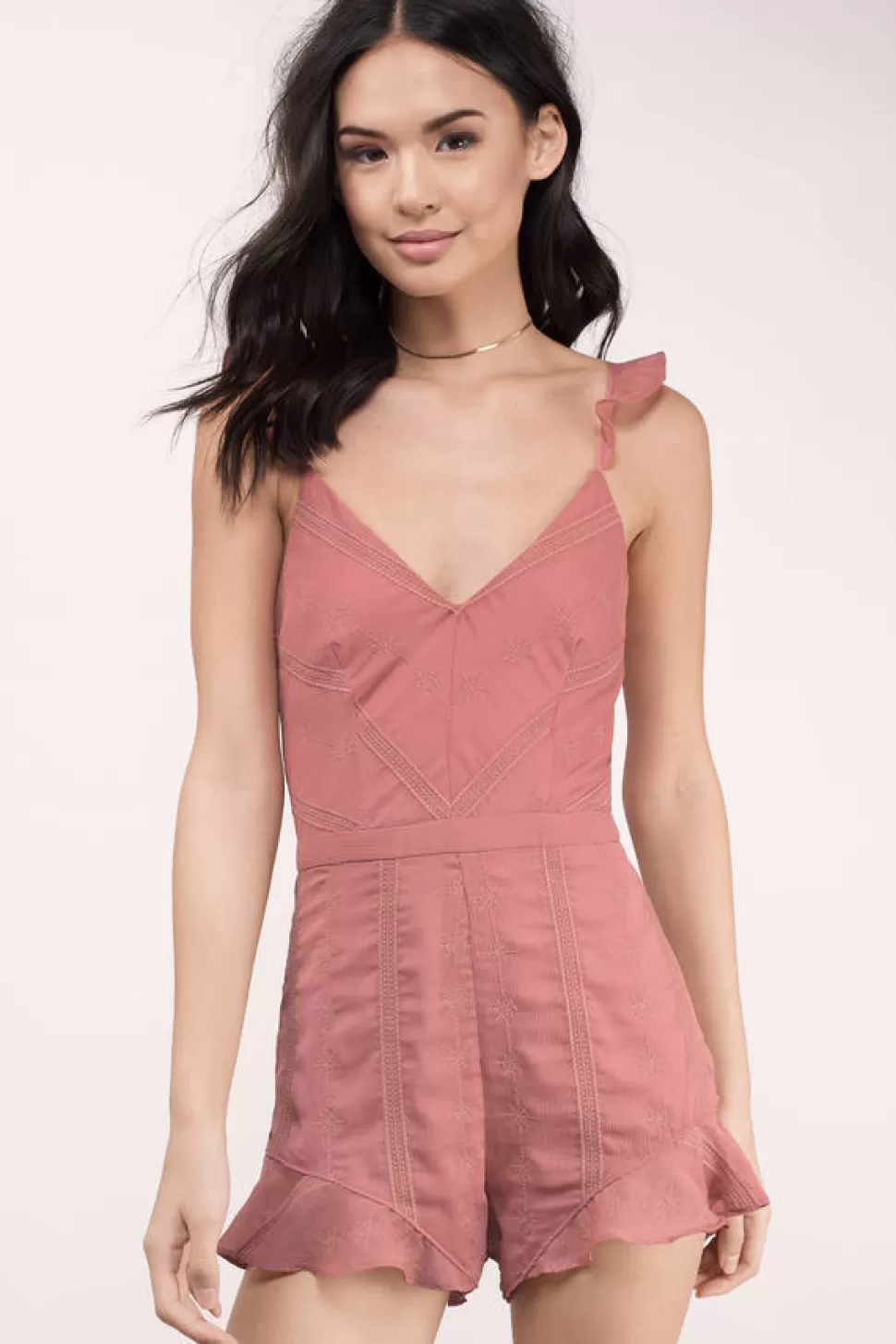 Rompers & Jumpsuits*Tobi Getaway Romper Moss Coral