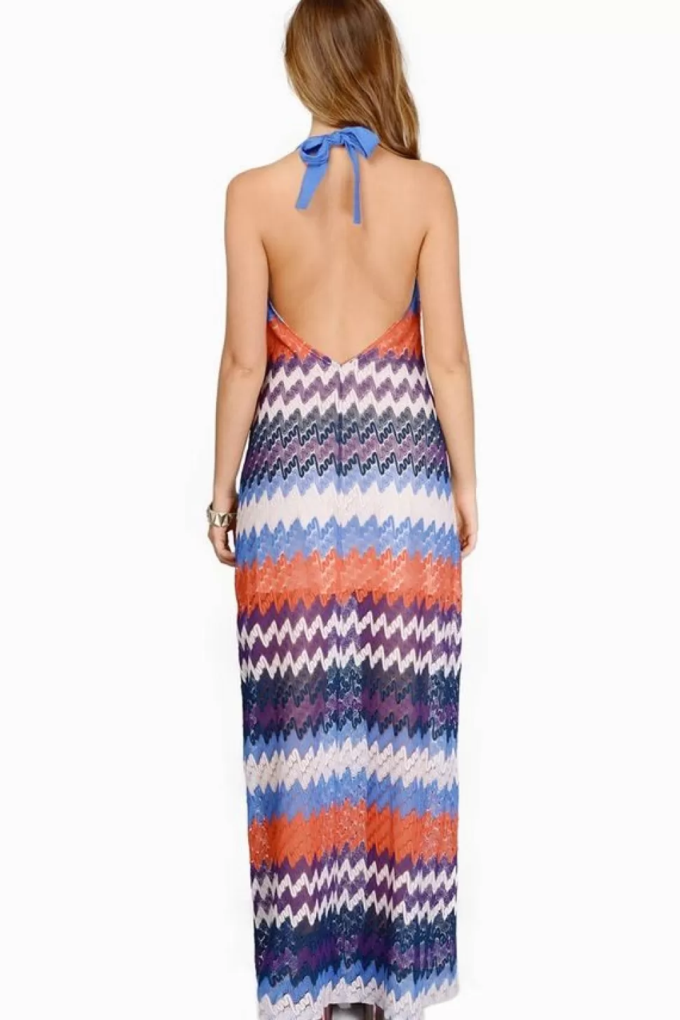 Boho Dresses*Tobi Happy Daze Dress Blue Multi