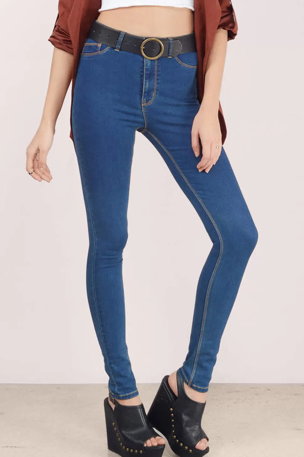 Denim*Tobi Harrys Hi Skinny Jeans Rapture Indigo