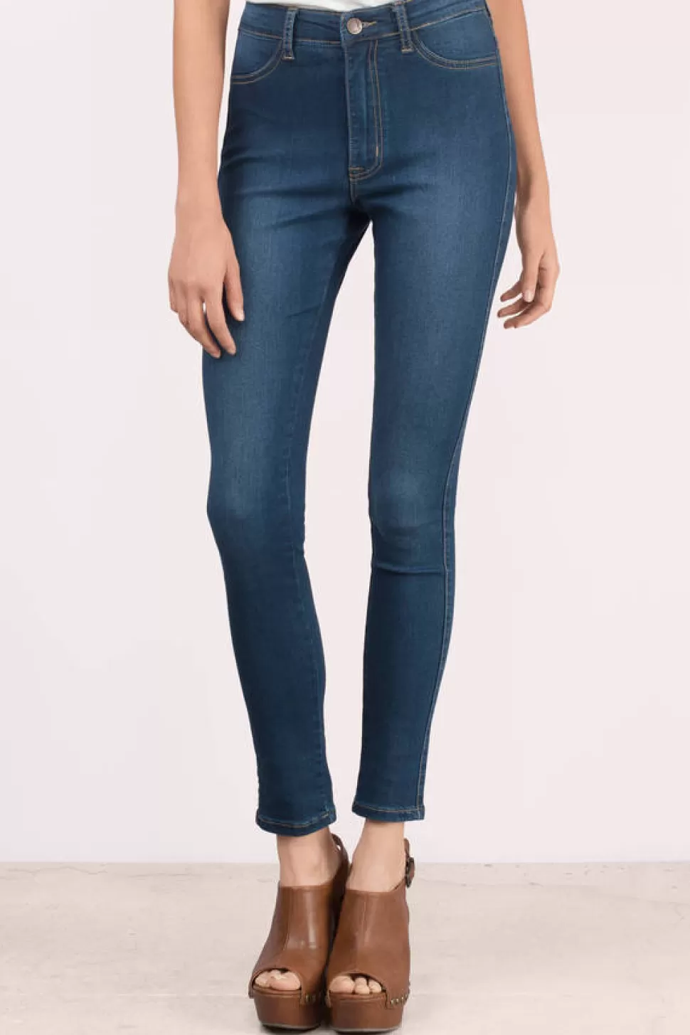 Denim*Tobi Hear You Say Skinny Jeans Medium Wash