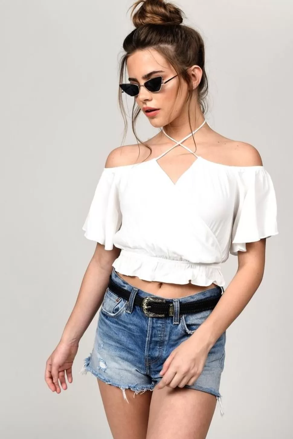 Blouses & Shirts*Tobi In Your Head Halter Blouse White