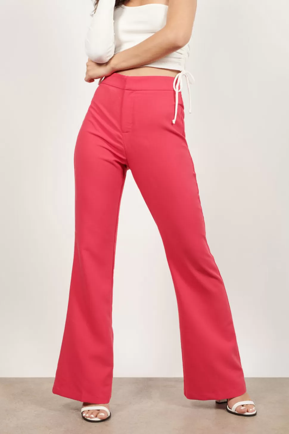 Pants*Tobi Instant Notice Flared Pants Hot Pink