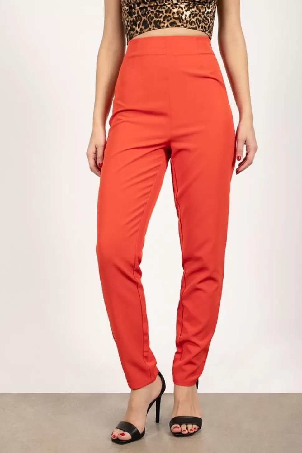 Pants*Tobi Jennie Skinny Pants Red Orange | Pink