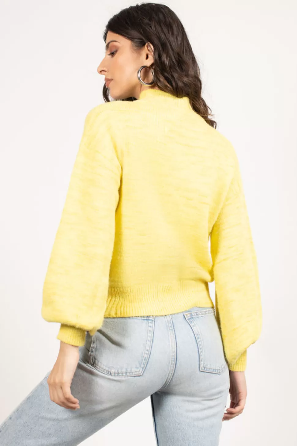 Sweaters & Cardigans*Tobi Like A Babe Mock Neck Sweater Yellow