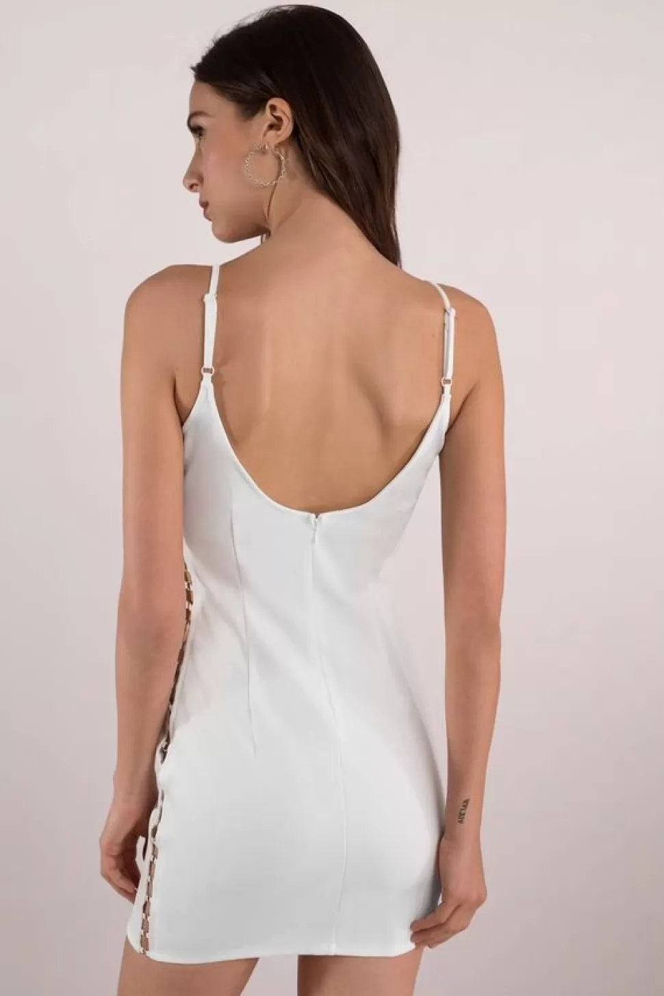 Cut Out Dresses*Tobi Lisa Bodycon Dress White | Black