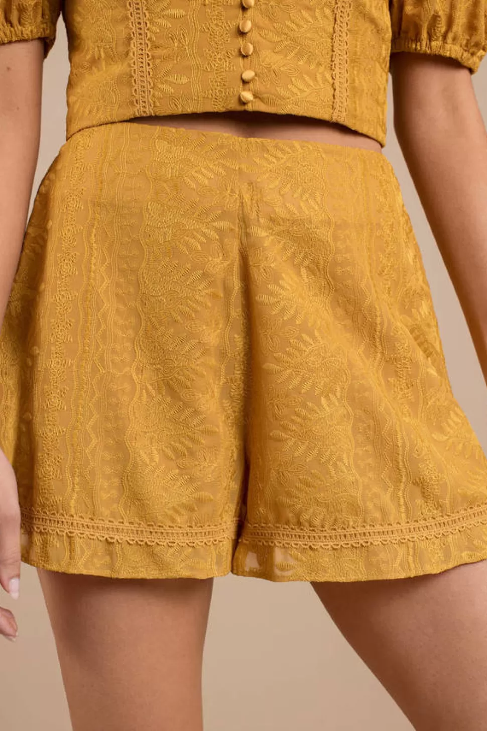 Shorts*Tobi Maella High Rise Shorts Marigold