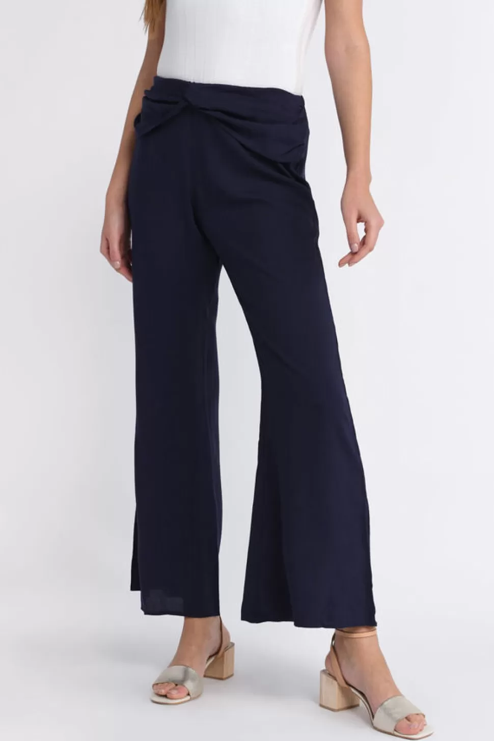 Pants*Tobi Make Me Dance Wide Leg Pants Navy | Black