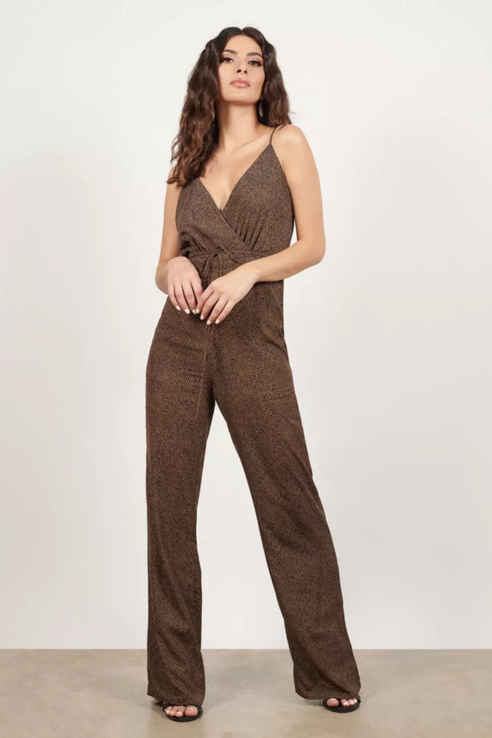 Rompers & Jumpsuits*Tobi New Addiction Printed Jumpsuit Brown Multi