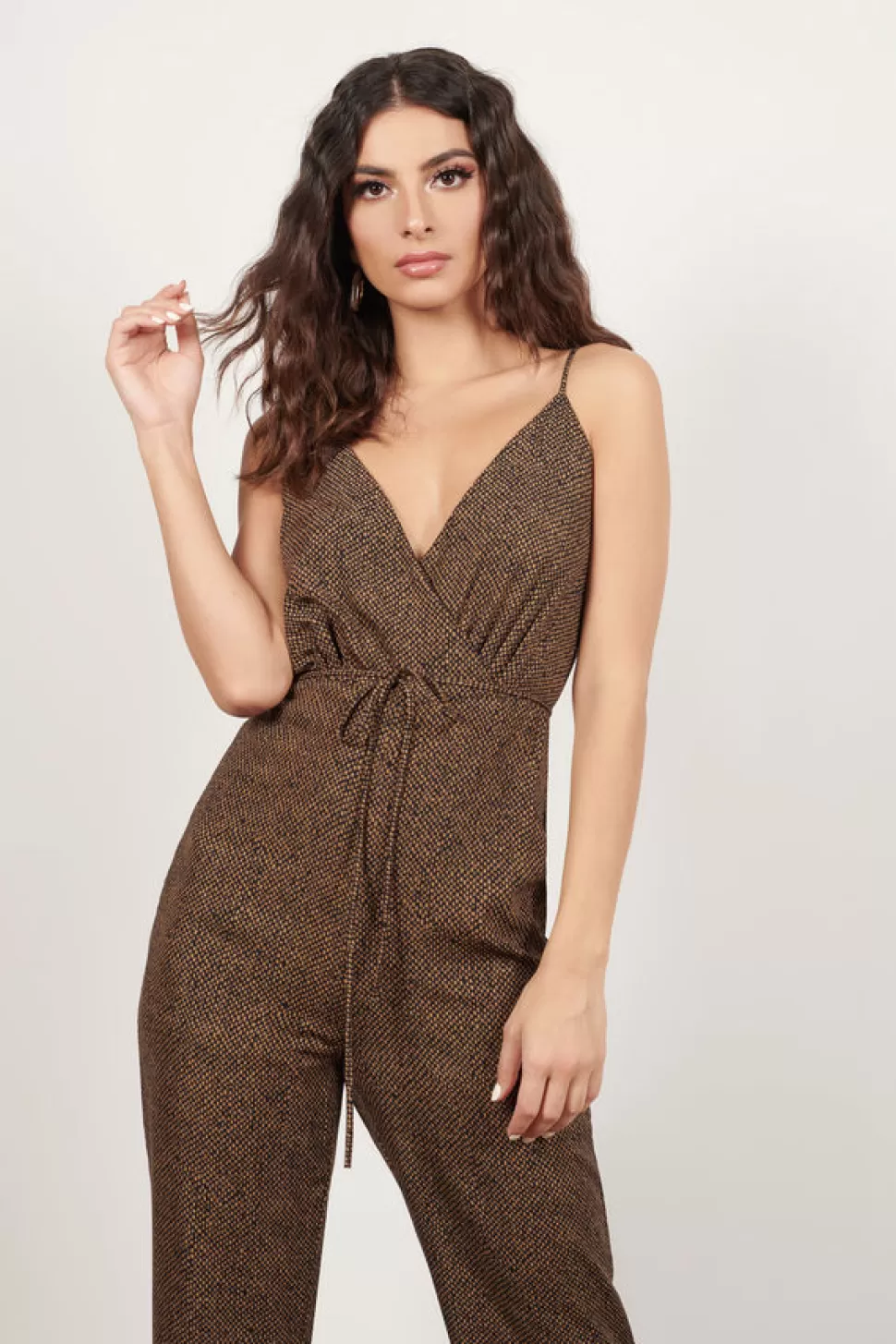 Rompers & Jumpsuits*Tobi New Addiction Printed Jumpsuit Brown Multi