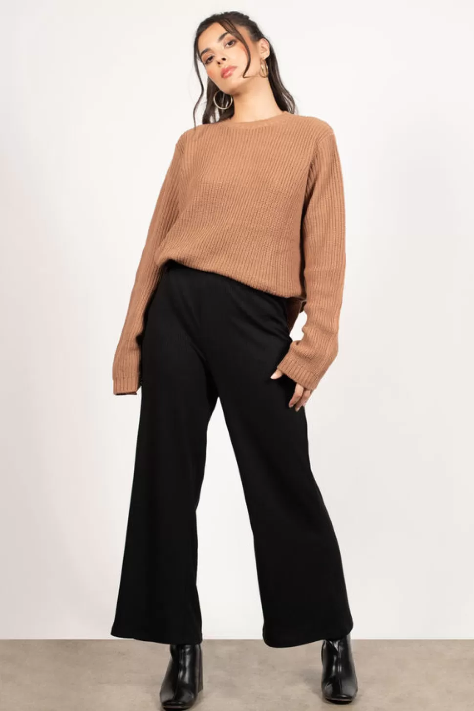 Long Sleeve Tops*Tobi Safe Inside Wrap Sweater Sienna