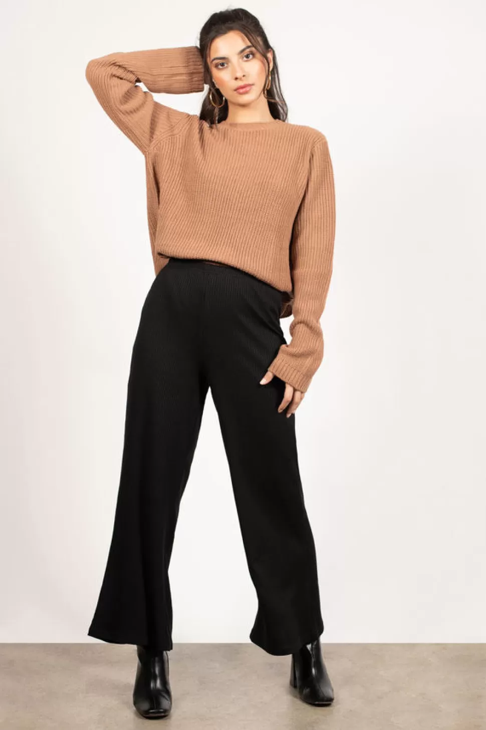 Long Sleeve Tops*Tobi Safe Inside Wrap Sweater Sienna