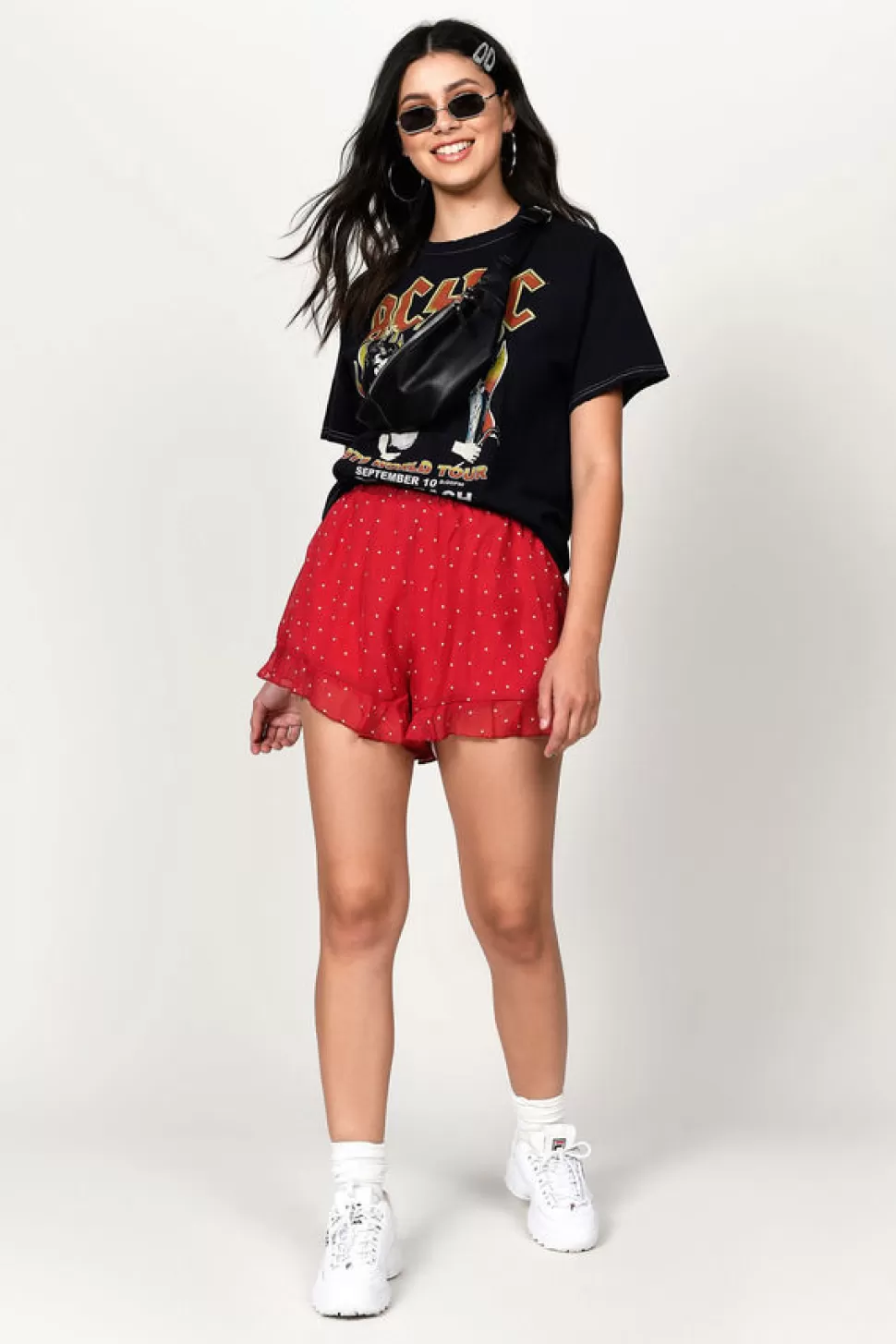 Shorts*Tobi Seanna Polka Dot Shorts Red