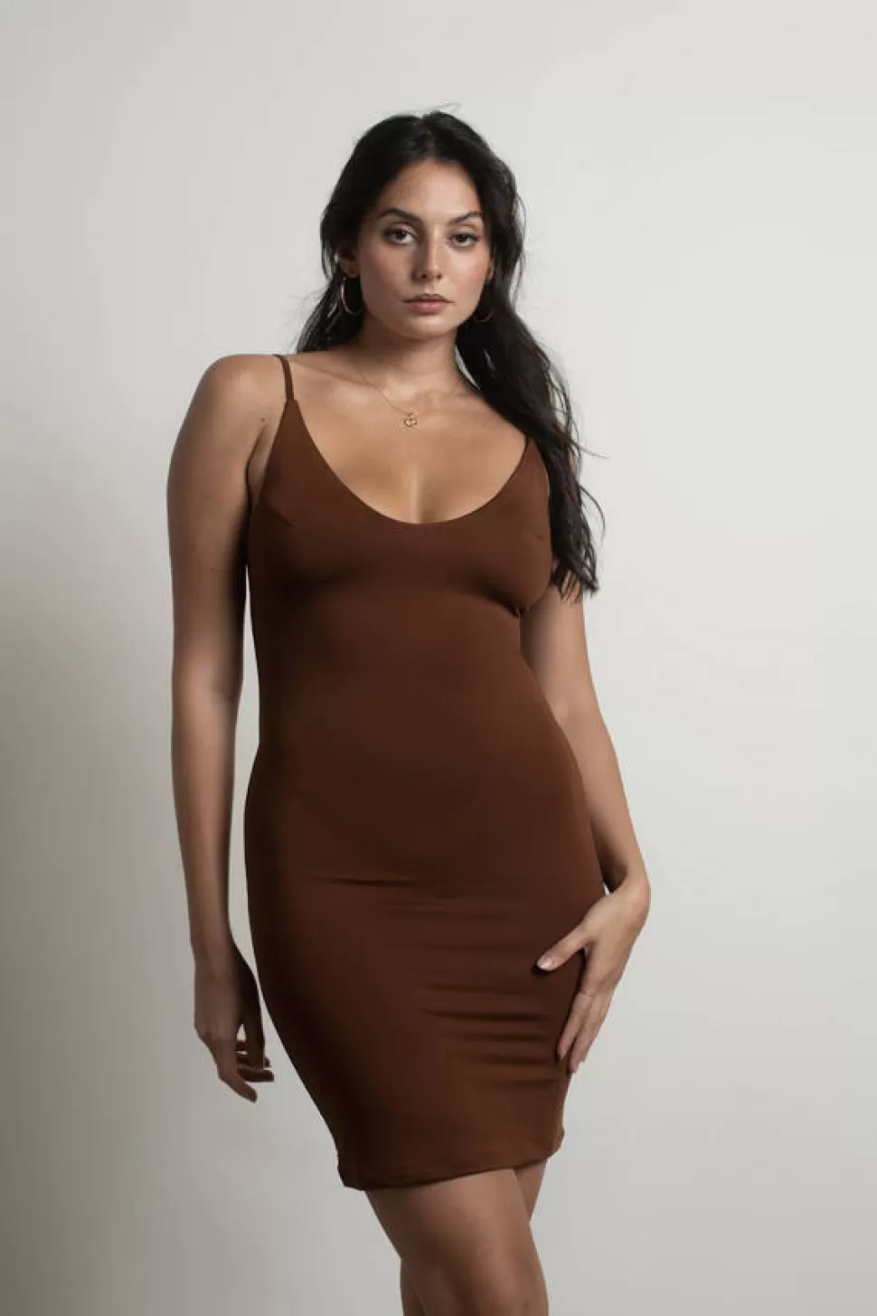 Bodycon Dresses*Tobi See Ya Later Bodycon Mini Dress Brown