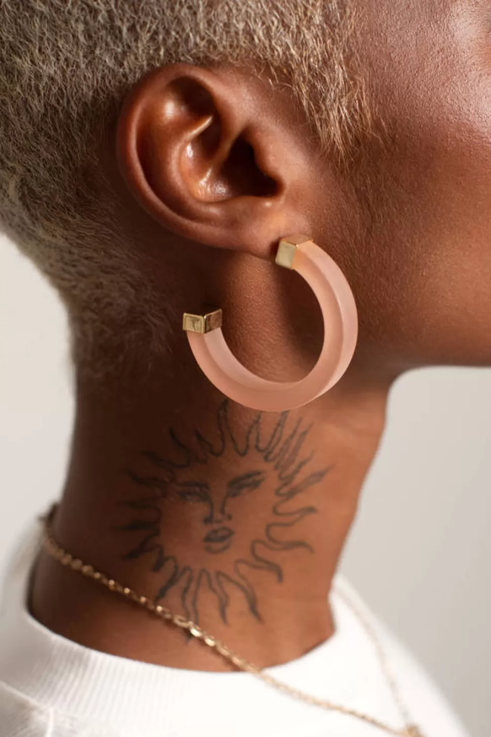 Jewelry*Tobi Sevi Hoop Earrings Blush