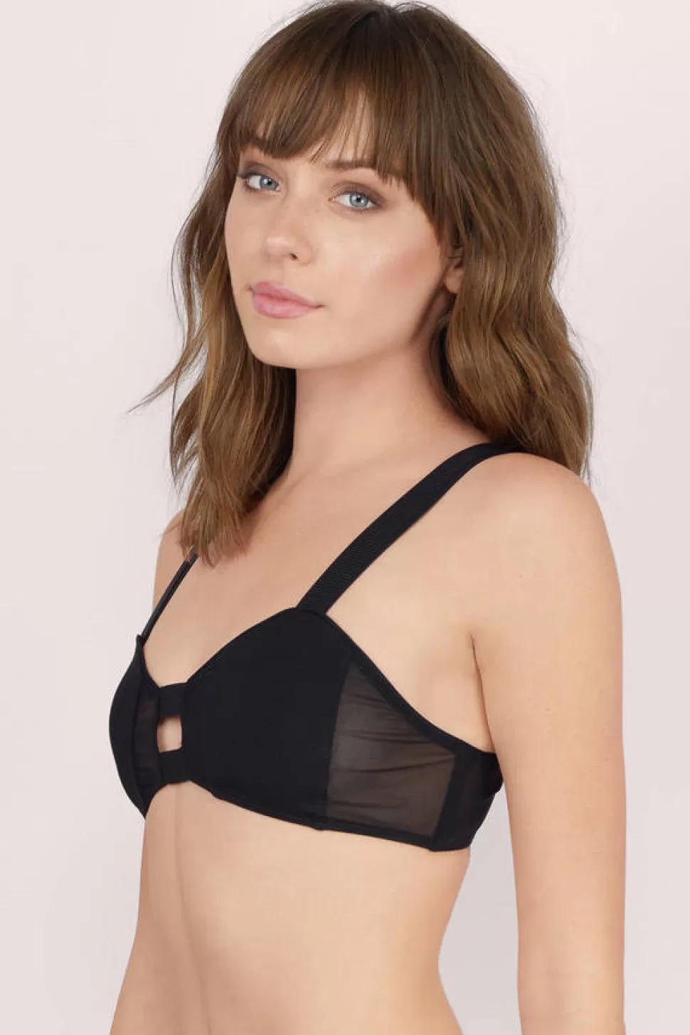 Bikinis*Tobi Slate Bikini Top Black