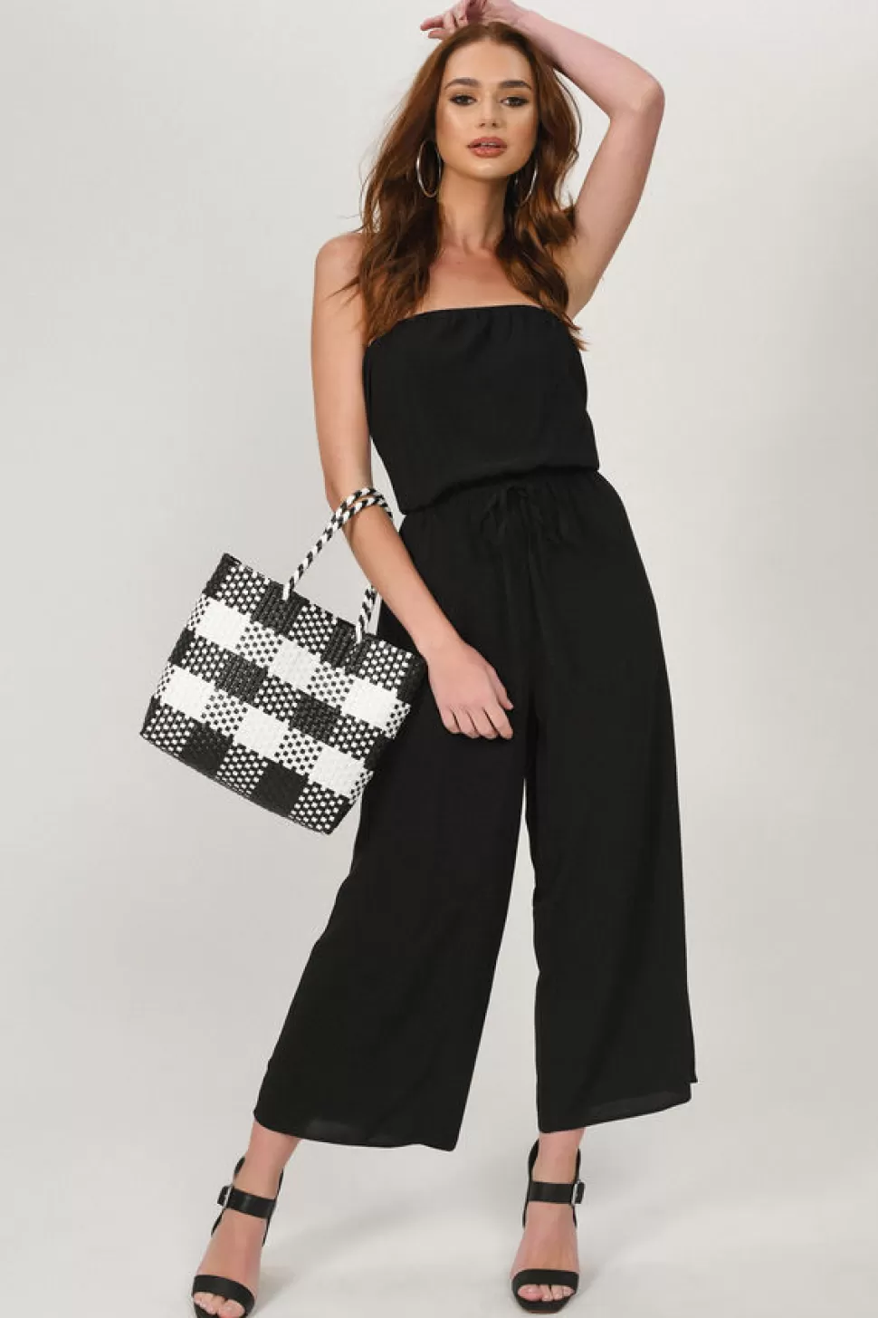 Rompers & Jumpsuits*Tobi Sounds So Easy Strapless Jumpsuit Black