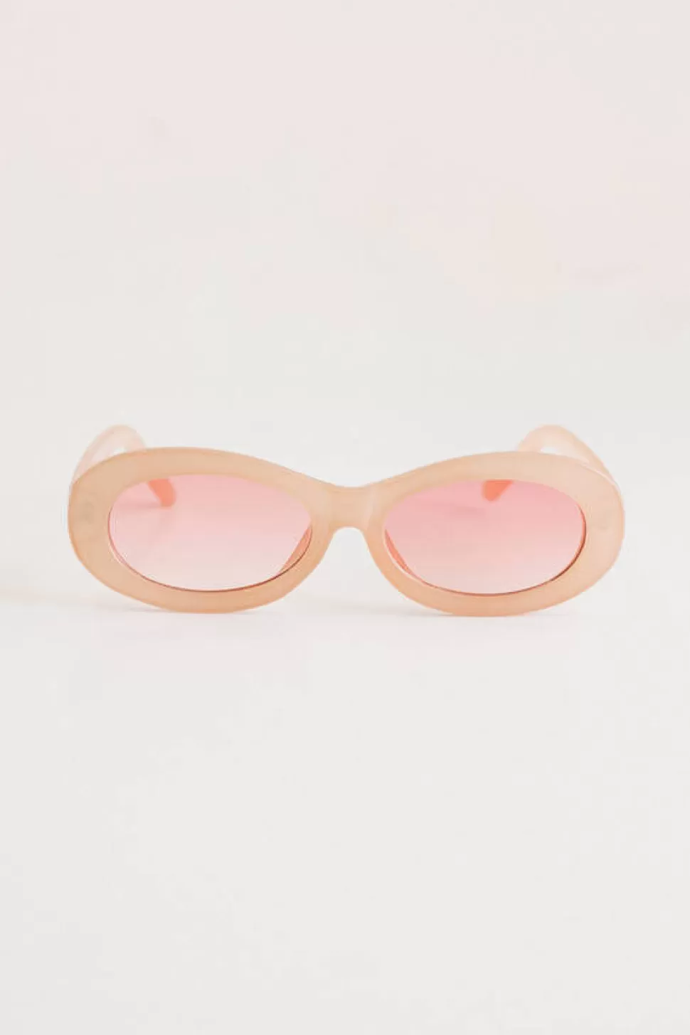 Sunglasses*Tobi Spin Me Round Frame Sunglasses Nude