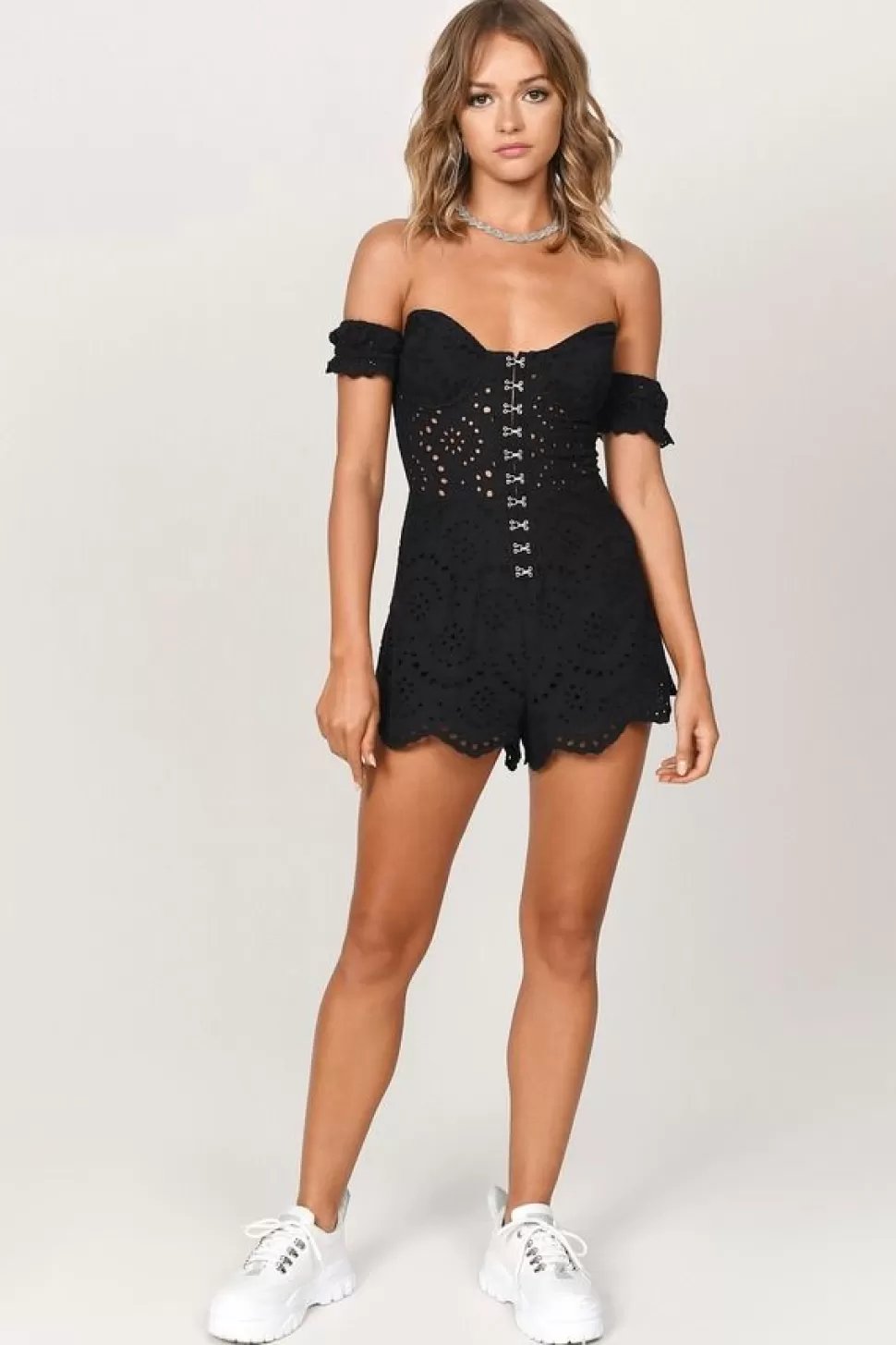 Rompers & Jumpsuits*Tobi Sweet Day Bustier Romper Black | White