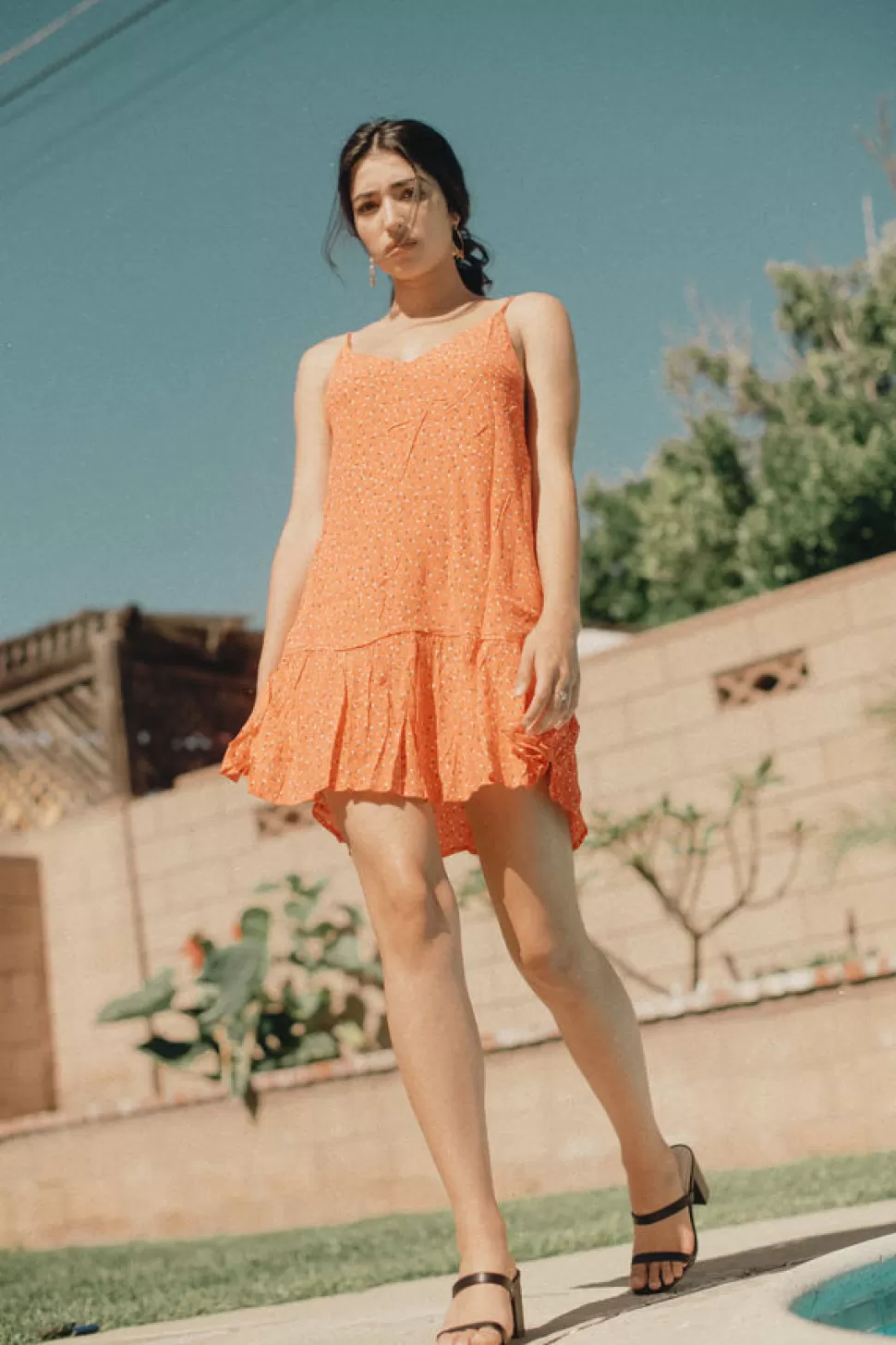 Casual Dresses*Tobi Sylvia Flowy Dress Orange