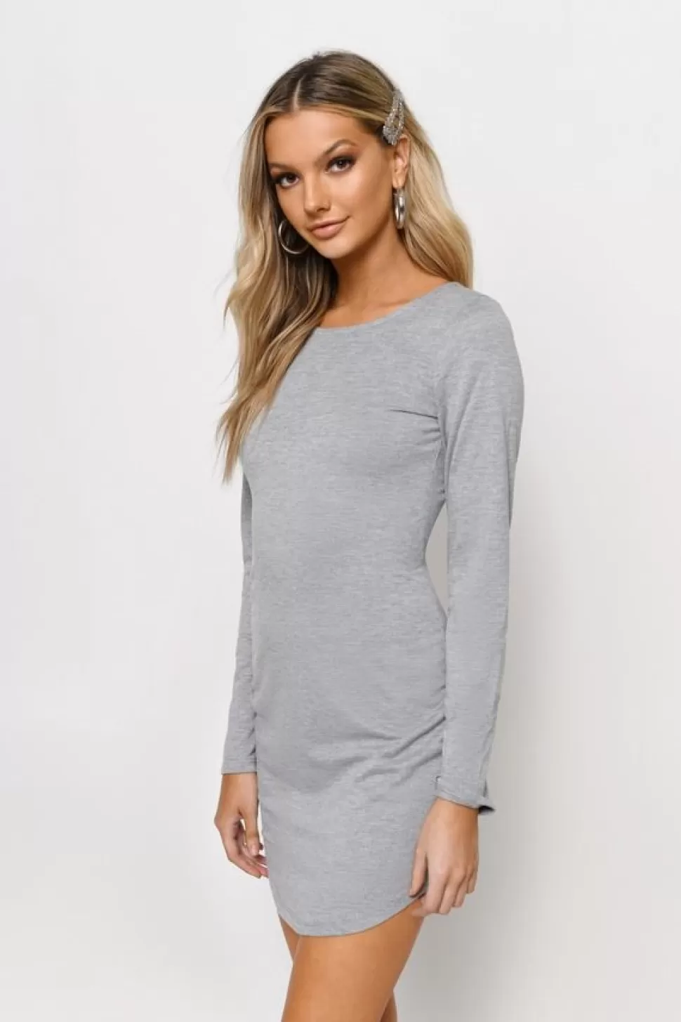 Bodycon Dresses*Tobi The Outcast Backless Bodycon Dress Heather Grey