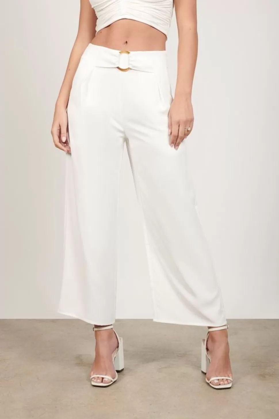 Pants*Tobi The Page Cropped Pants White