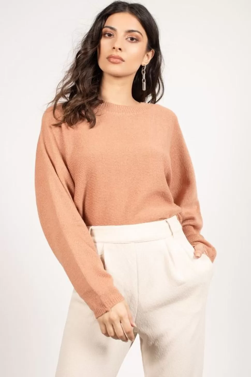 Long Sleeve Tops*Tobi Wander Around Sweater Sienna